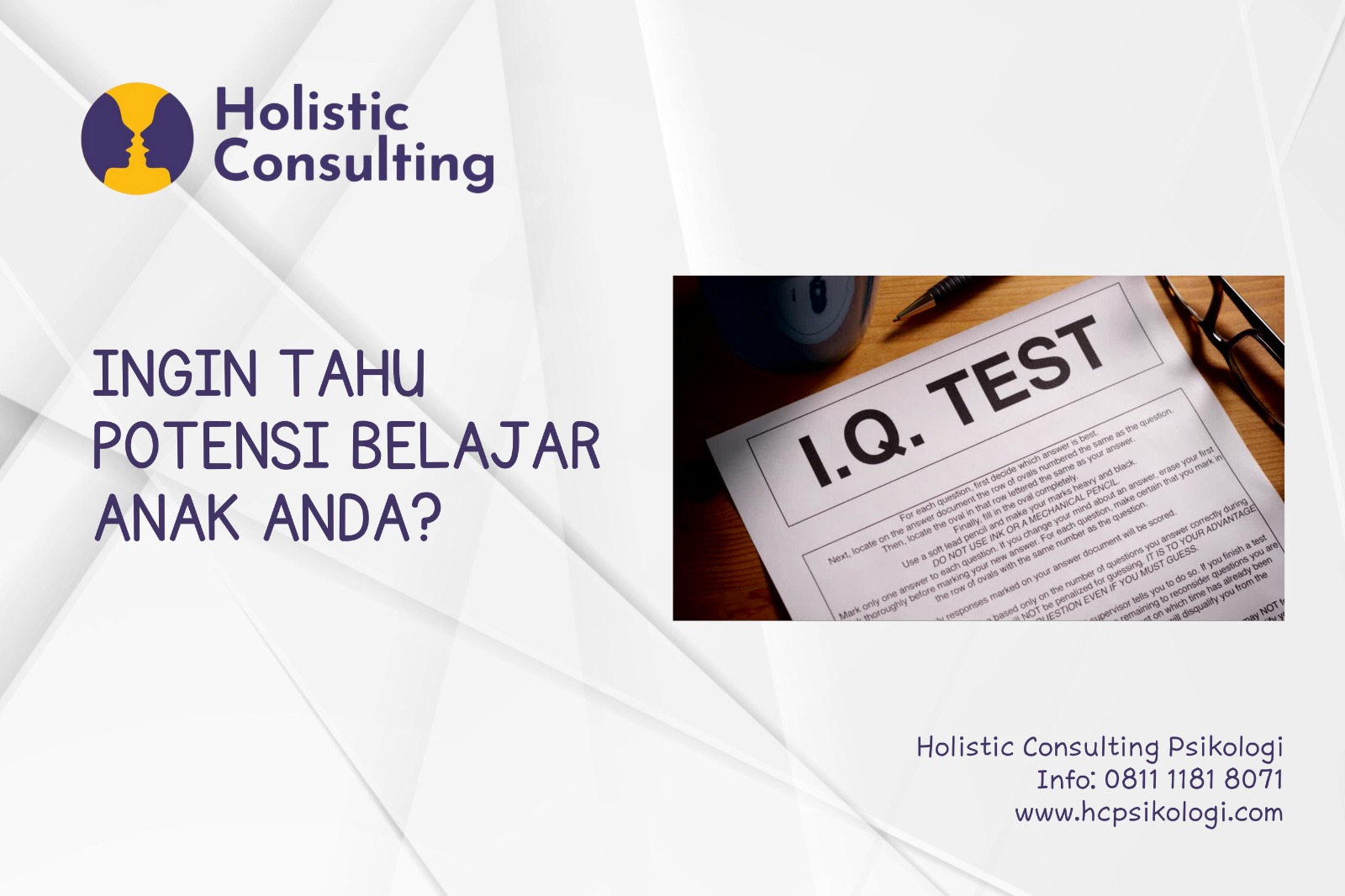 Tes IQ bisa membantu mengenali gaya belajar & bakat si kecil